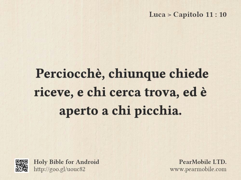 Luca, Capitolo 11:10